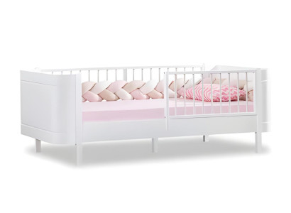 Stilvolle Kinderbett Weiß Bett Kinderzimmer Kinderzimmermöbel Holz neu