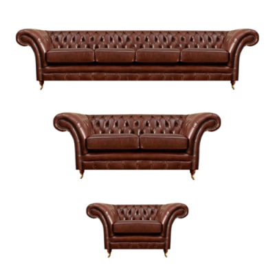 Neu Set 3tlg Wohnzimmer Chesterfield Sofas Polstermöbel Sessel Einrichtung