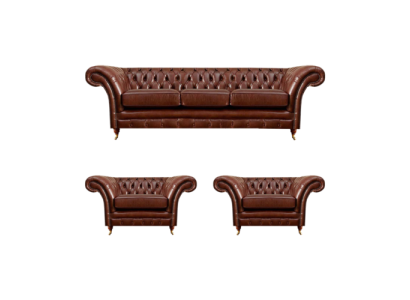 Leder Sofas Couch Polster Garnitur Sofagarnitur Moderne Couchen Chesterfield