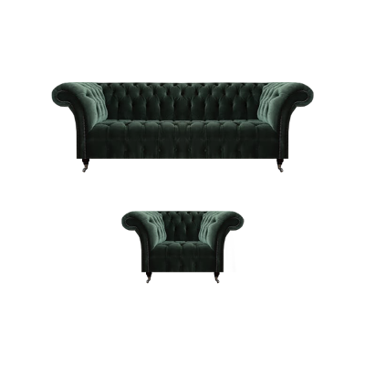 Schwarz Polstermöbel Wohnzimmer Dreisitzer Sofa Couch Neu Sessel
