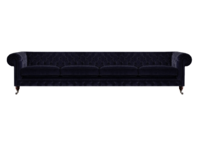 Neu Viersitzer Sofa Couch Polstermöbel Wohnzimmer Polster Textil Chesterfield