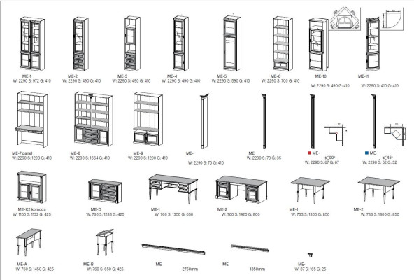 Eckschrank Einbau Anbau Wandschränke Designer Möbel 