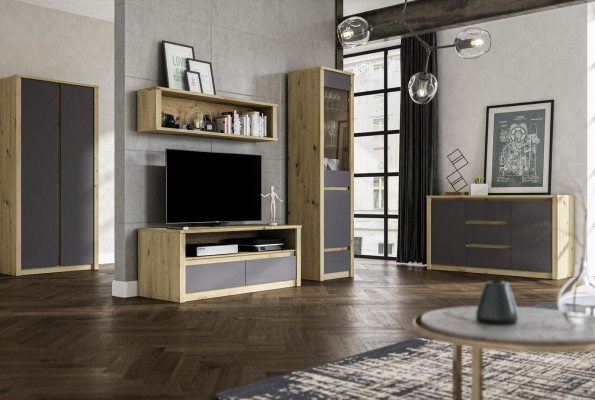 Modern Regal Kleider Schrank Schränke Anrichte Neu Mehrzweck Design Holz neu