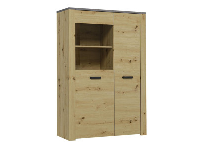 Vitrine Design Wohnzimmer Schrank Bar Anrichte Landhaus Vitrinen Holz Schränke