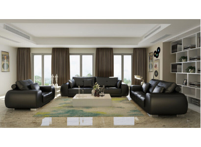 Ledersofa Couch Wohnlandschaft Garnitur Modern Sofa Garnituren neu