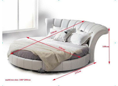 Rundes Bett Chesterfield Design Betten Polsterbett Rundbett Polster Round