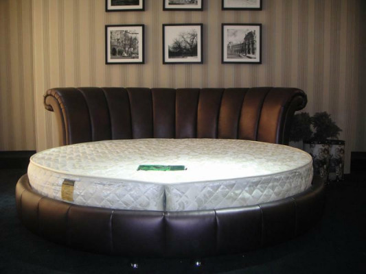 Rundes Bett Chesterfield Design Betten Polsterbett Rundbett Polster Round
