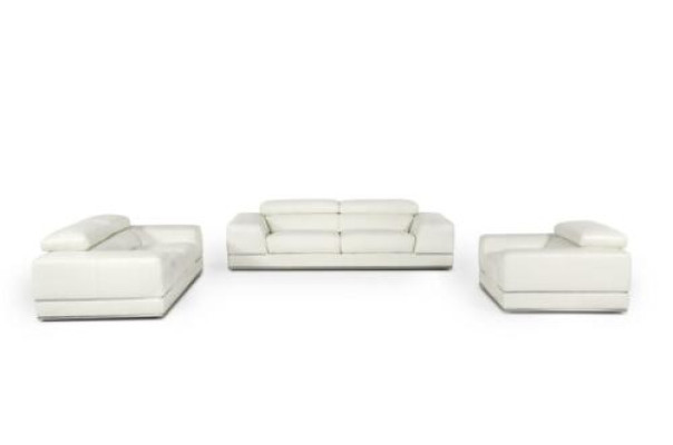 Ledersofa Couch Wohnlandschaft 3+1+1 Neu Garnitur Sofa Sofagarnitur