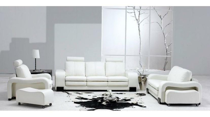 Sofa 3-Sitzer Ledersofa Couch Fernsehsessel Polstersofa Loungesofa