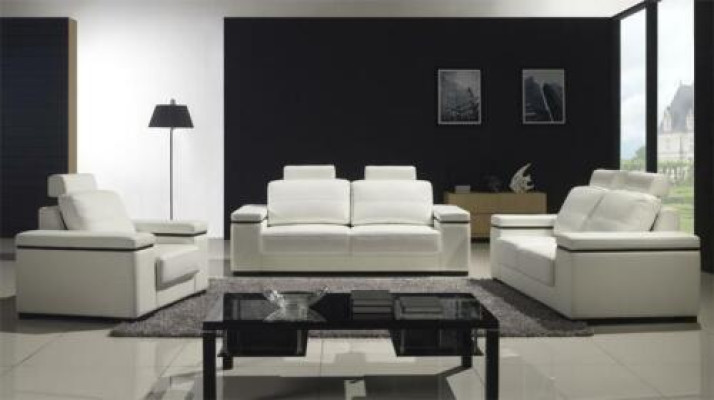 Sofa 3 Sitzer Design Sofas Polster Moderne Couchen Leder Relax Dreisitzer