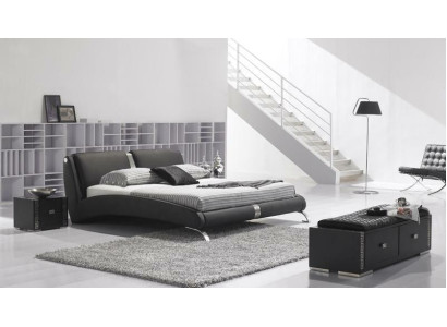 Modernes Bett Polsterbett Doppelbett Designer Betten Set 180x200cm