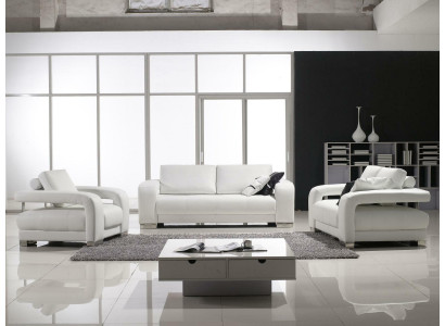 Design Couchen Sofas Polster 32 Sitzer Sofagarnitur Set Leder Sofa Garnituren