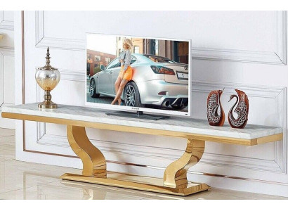 Modernes Sideboard tv Regal Edelstahl Kommode Board Neu Konsolen