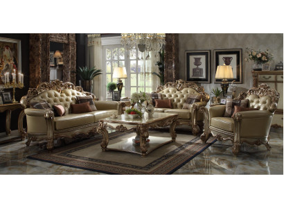 Königliche Sofagarnitur 3+2 Sitz Gruppe Sofa Couch Polster Garnitur