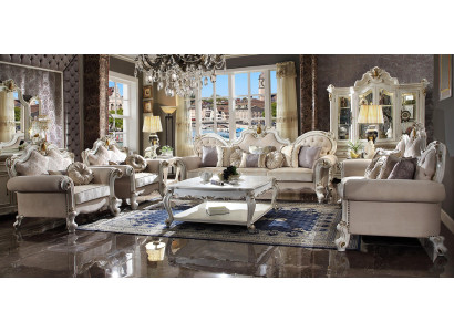 Luxus Sofagarnitur 3+2+1+1 Sitzer Set Design Sofa Polster Couchen Couch