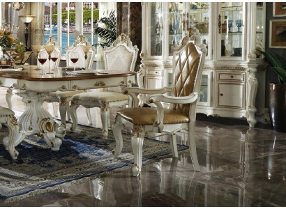 Esszimmer Stühle 1x Stuhl Deko Sessel Set Lounge Club mit Armlehnen Luxus