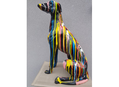 Abstrakte Figur Handarbeit Dekoration Wohn Deko Skulpturen Statuen Figuren Hund