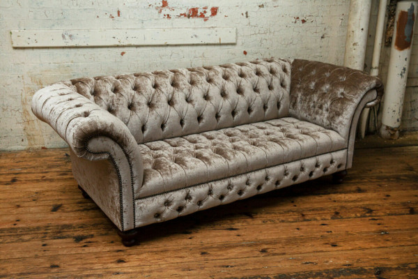Design Dreisitzer Couch Polster Sofa Moderne 3er Sitz Sofas Zimmer Möbel Grau