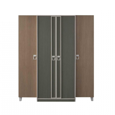 Komplette Kindermöbel Kinderbett Bett Holz Set 5tlg Kinderzimmer Grau