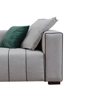 Sofa Ledersofa Kunstleder Couch Big - Luxus Wohnzimmer Sitz Polster Viersitzer