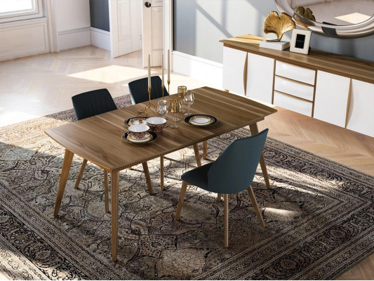 Essgruppe Design Esszimmer Möbel Weiß Luxus Set Esstisch 4x Stühle Sideboard