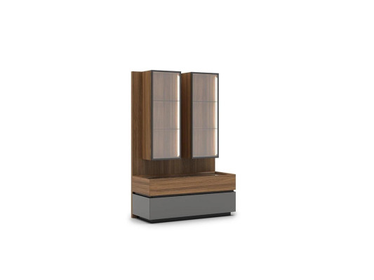 Modern Design Einrichtung Wohnwand Set TV-Ständer Wandregale Holzmöbel Neu