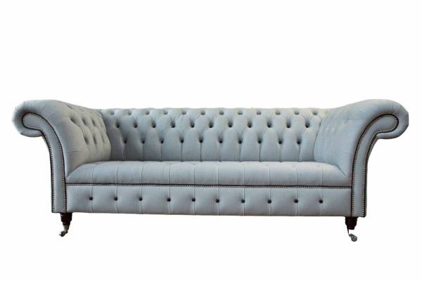 Designer Sofa 3 Sitzer Chesterfield Couch Polster Sofas Couchen Möbel