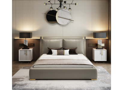 Modern Schlafzimmer Bett Luxus Doppel 180x200 Möbel Betten Einrichtung