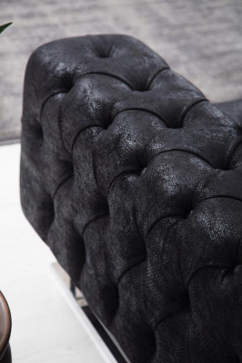 Wohnzimmer Set 2x Dreisitzer Sofa Chesterfield Couch Design Sessel Luxus Möbel