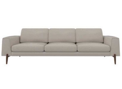 Luxus Sofa Grau Farbe Wohnzimmer Polster Textil Dreisitzer Couch Couchen