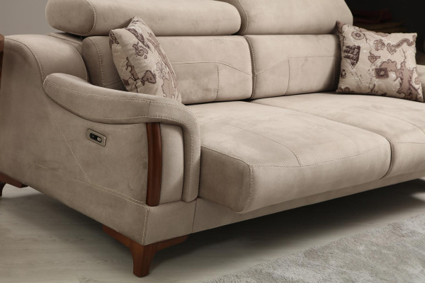 Sofagarnitur Wohnzimmer Set Einsitzer Modern Dreisitzer Sofa Couch Neu