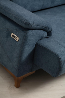 Modern Dreisitzer 2x Sofas Couch Sofagarnitur Komplett Textil Möbel Design