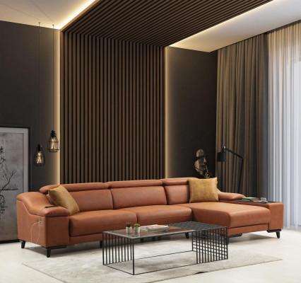 Wohnzimmer Ecksofa Modern L-Form Sofa Couch Eckgarnitur Polstermöbel Neu