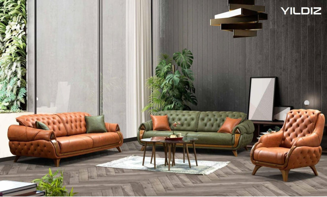 Sessel Sitz Modern Design Wohnzimmer Polster Einsitzer Relax Stil