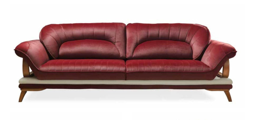 Sofa 3 Sitzer Design Sessel Polster Sitz Klassisch Design Dreisitzer