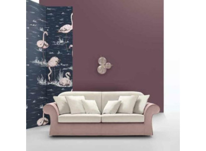 Klassische Polstermöbel Sofas Design Luxus Couch Sofa Textil Sofas Rosa 3 Sitzer