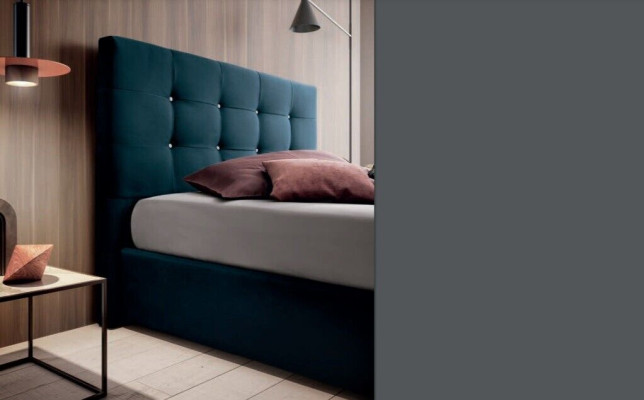 Design Betten Schlaf Zimmer Textil 180x200cm Bett Polster Luxus Doppel Hotel Neu