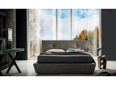 Designer Bett Betten Schlafzimmer Leder Textil Hotel Luxus Samt Polster