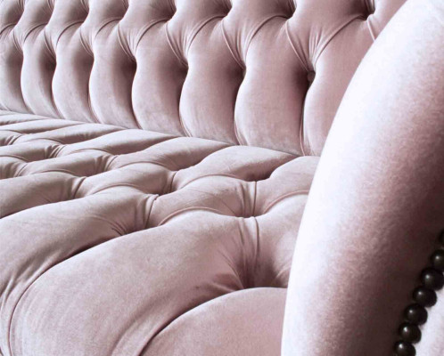 Chesterfield Rosa Couch Sofa Polster 4 Sitzer Couchen Sitz Sofas 