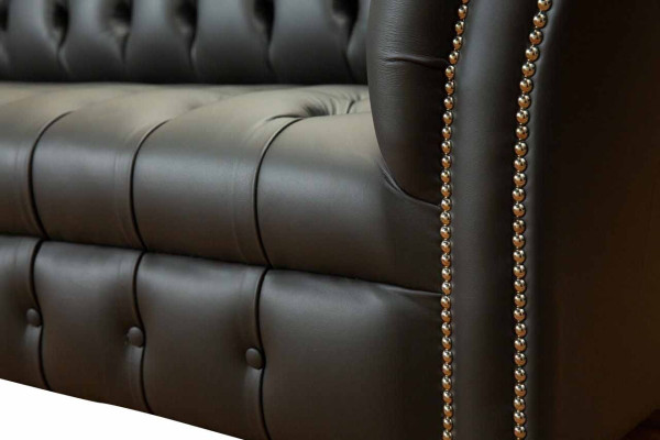 Chesterfield Design Luxus Polster Sofa Couch Sitz Leder Neu Sofa Neu