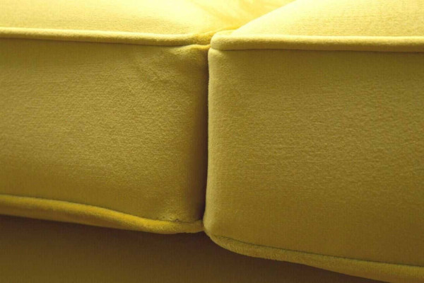 Textil 3 Sitzer Blau Stoff Design Couch Polster 230cm Sofa Chesterfield