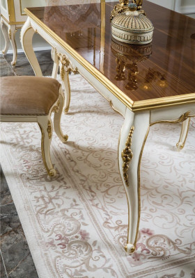 Design Esszimmer Set 8tlg Esstisch Stuhl Kommode Vitrine Spiegel Tische Holz