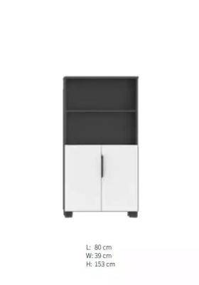 Büro Akten Regal Schrank Holz Regale Schränke Office Arbeitszimmer Möbel Neu