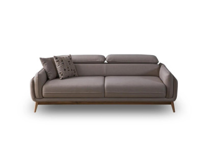 Wohnzimmer Kunstleder Dreisitzer Sofa Modern Polstermöbel Design Möbel Neu