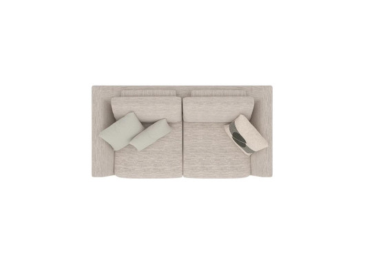 Zweisitzer Sofa Couch Wohnzimmer Einrichtung Design Textil Polstermöbel