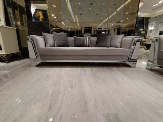 Luxuriöse Sofagarnitur set Sofagarnitur Sofa Sessel Wohnzimmer Mobiliar