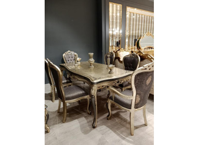 Stilvoller Esszimmer 6x stühle Esszimmer Möbel 6x Stühle 6 stabilen Stühlen