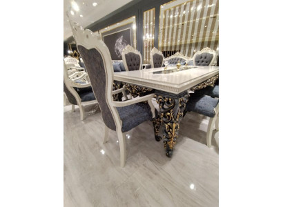 Luxuriöser Design 4x Stühle Edlem Samtbezug elegantem Stühle Design Neu