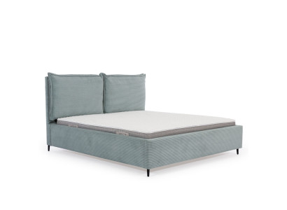 Großes Schlafzimmer Bett Luxuriöses Textilbett Stilvolle Polsterbetten