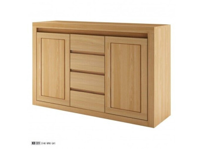 Anrichte Kommode Massivholz Schränke Echtes Holz Eiche 140x90cm Kommoden Schrank